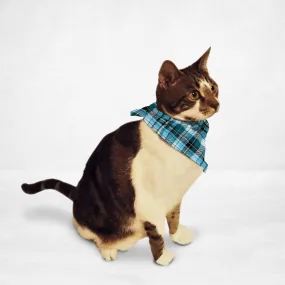 Blue Checkered Cat & Dog Bandana