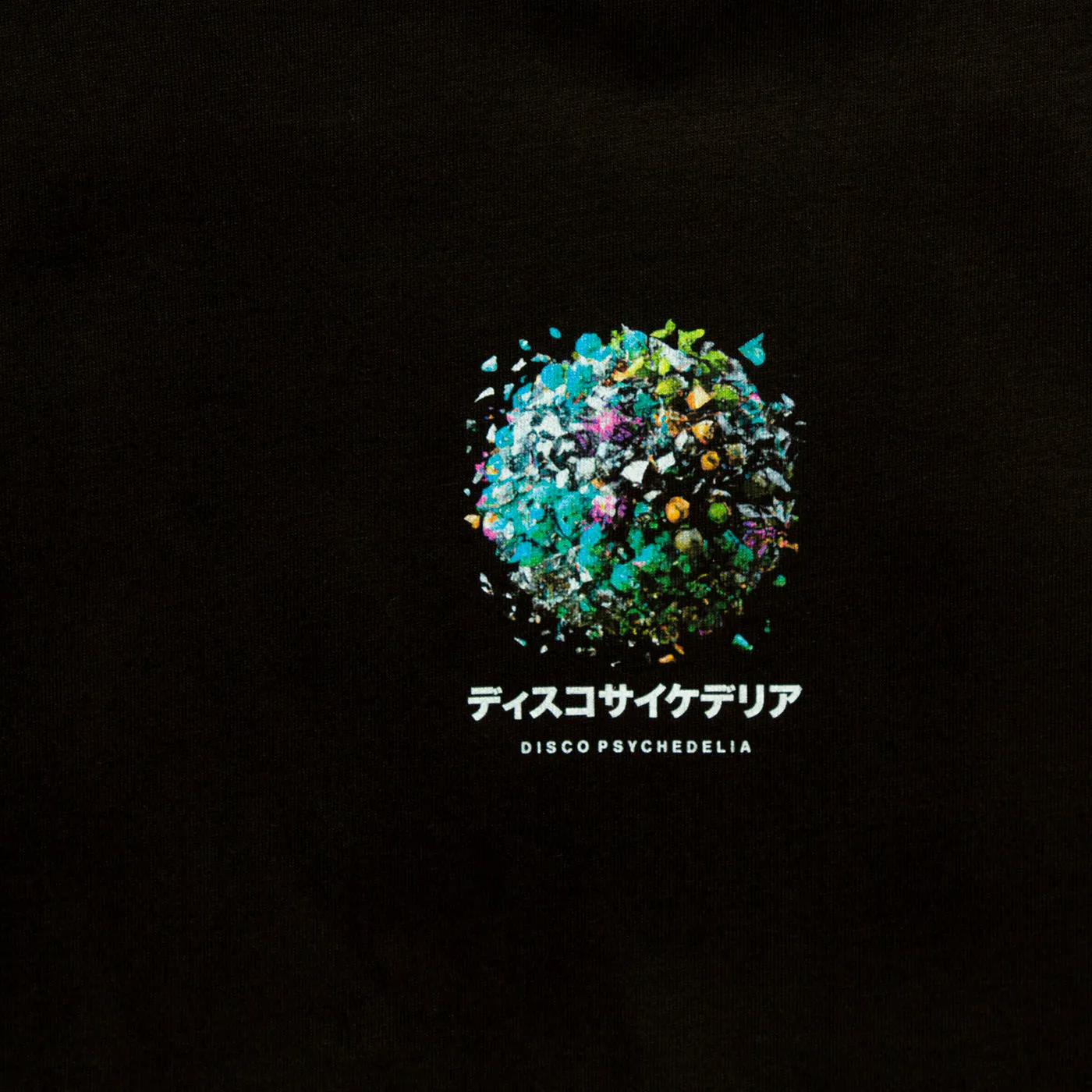 005 Disco Psychedelia Back Print - Tshirt - Black