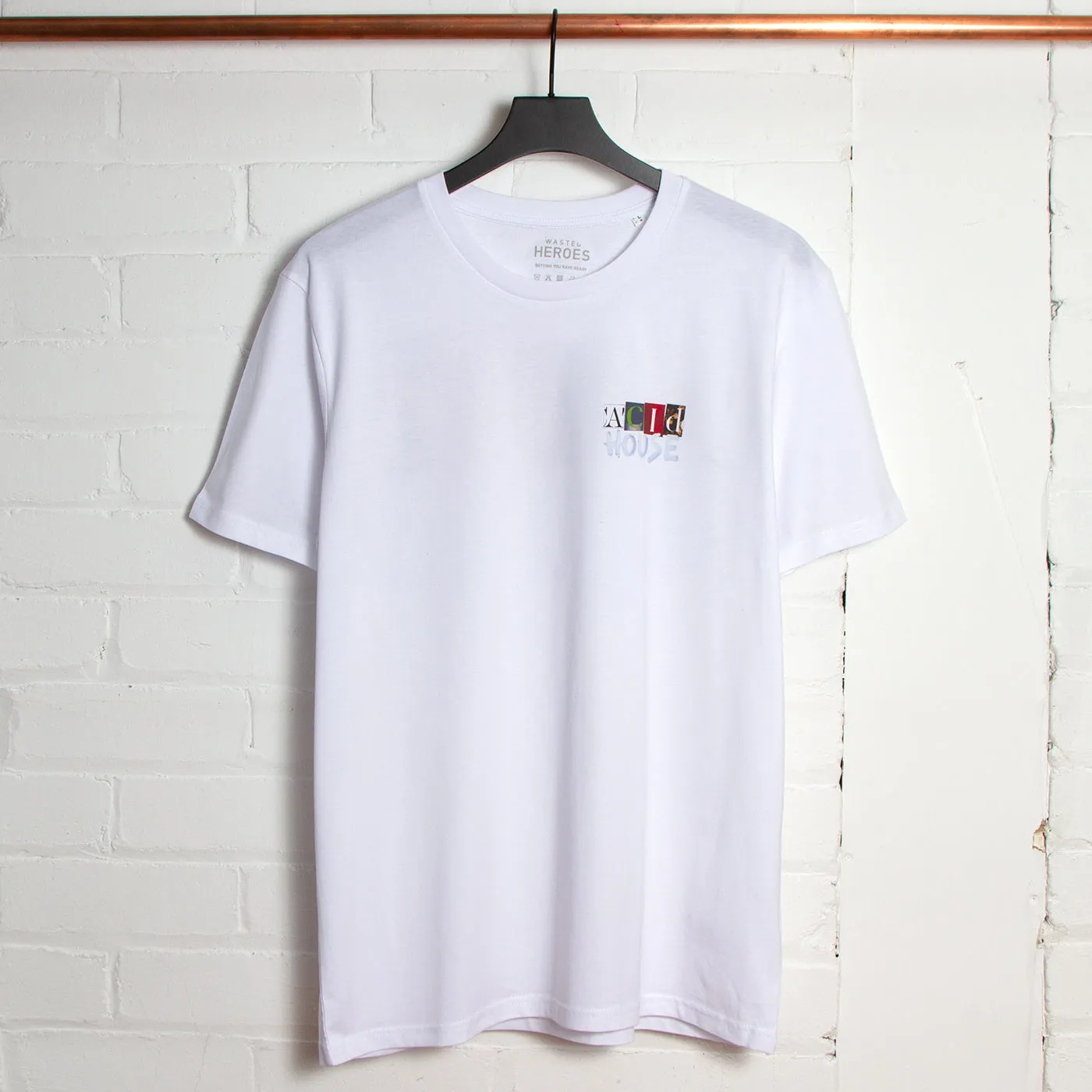 Acid House Cut Panorama Back Print - Tshirt - White