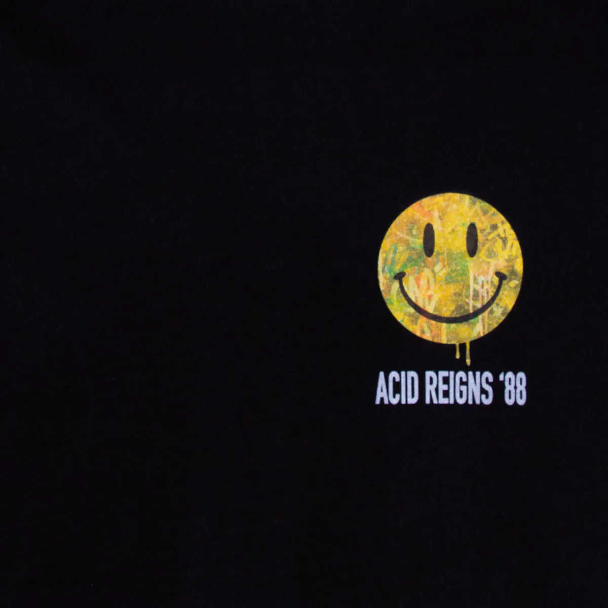 Acid Reigns 88 Back Print - Tshirt - Black