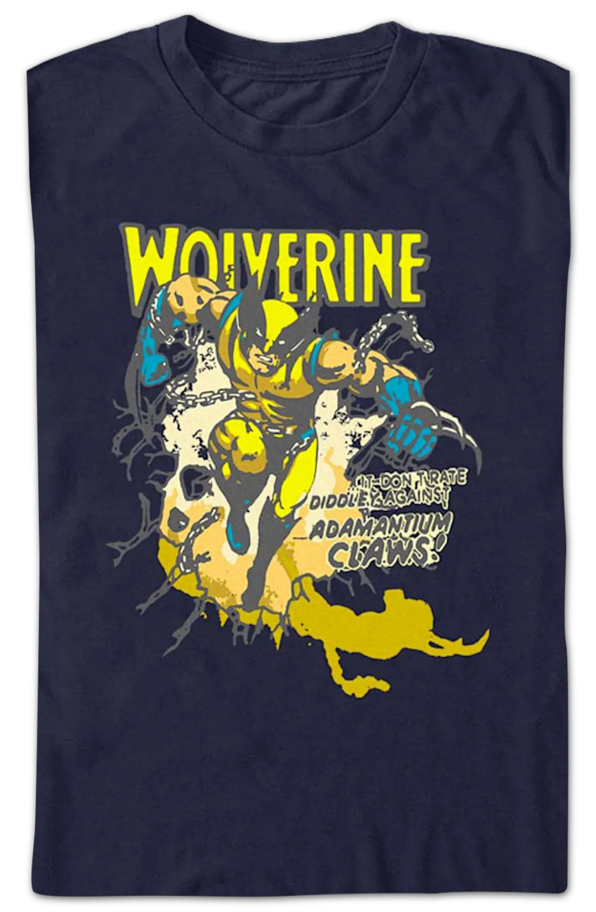 Adamantium Claws Wolverine Marvel Comics T-Shirt