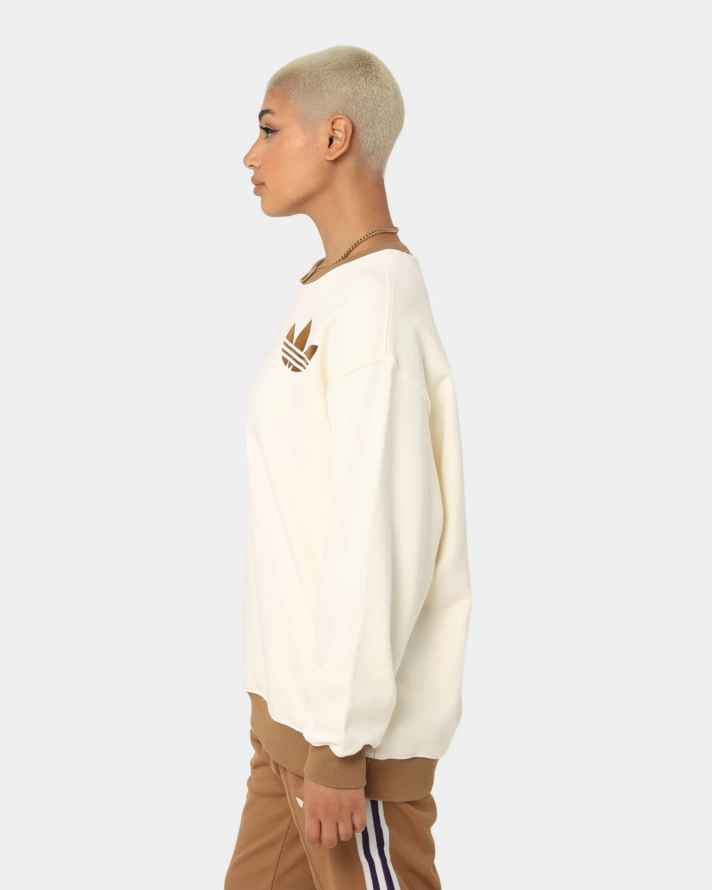 Adidas Adicolor Women's Sweatshirt Cream White