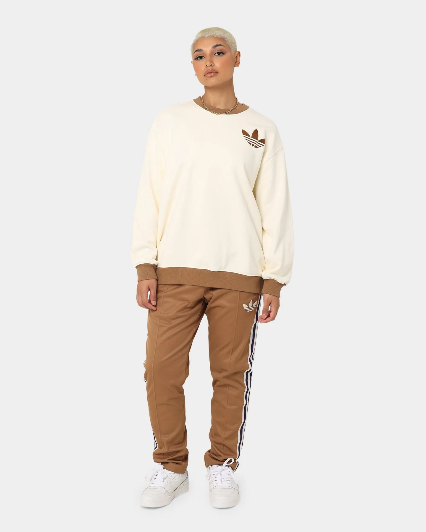 Adidas Adicolor Women's Sweatshirt Cream White