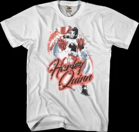 Airbrush Harley Quinn DC Comics T-Shirt