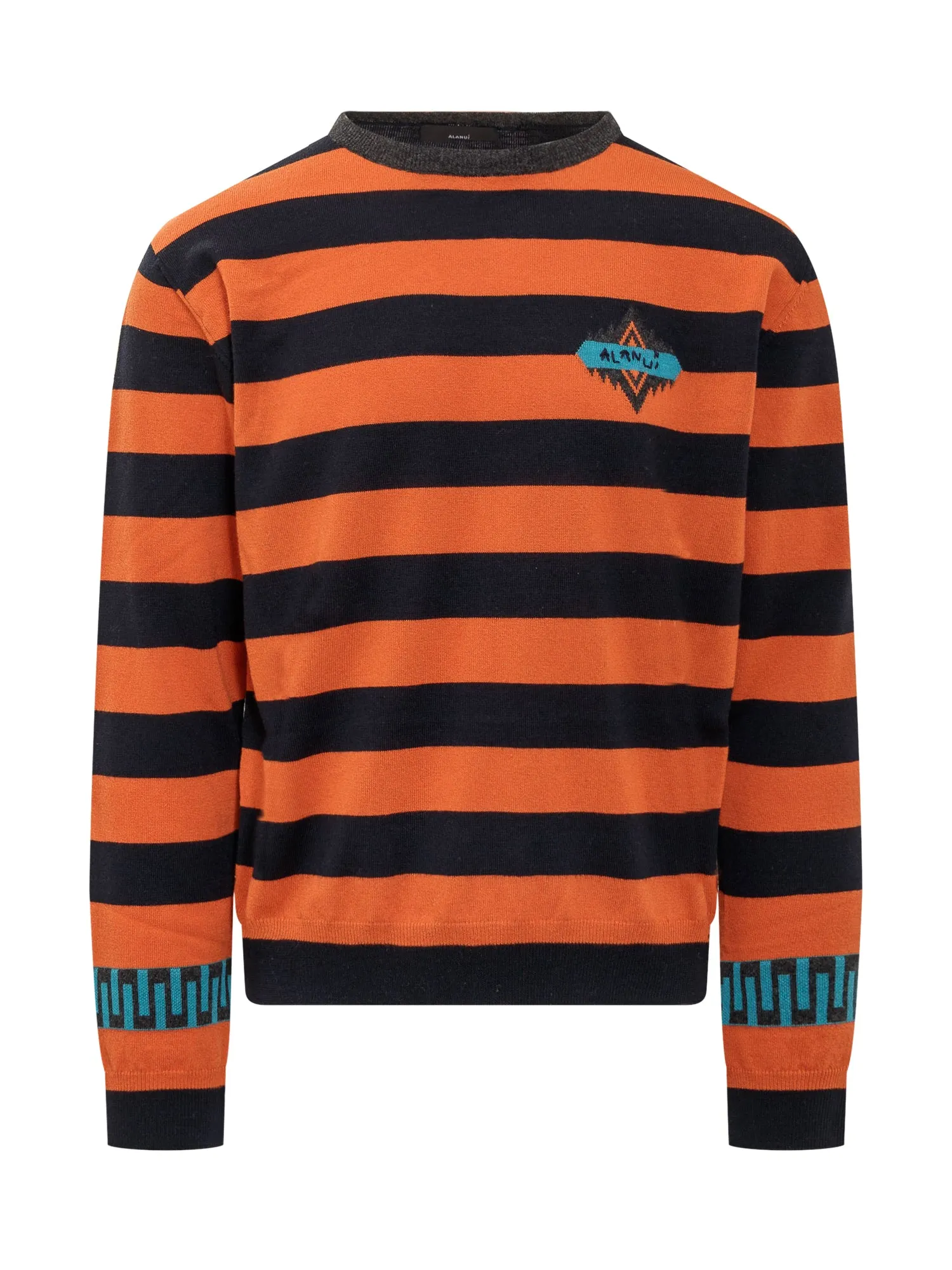 Alanui Striped Crewneck Jumper