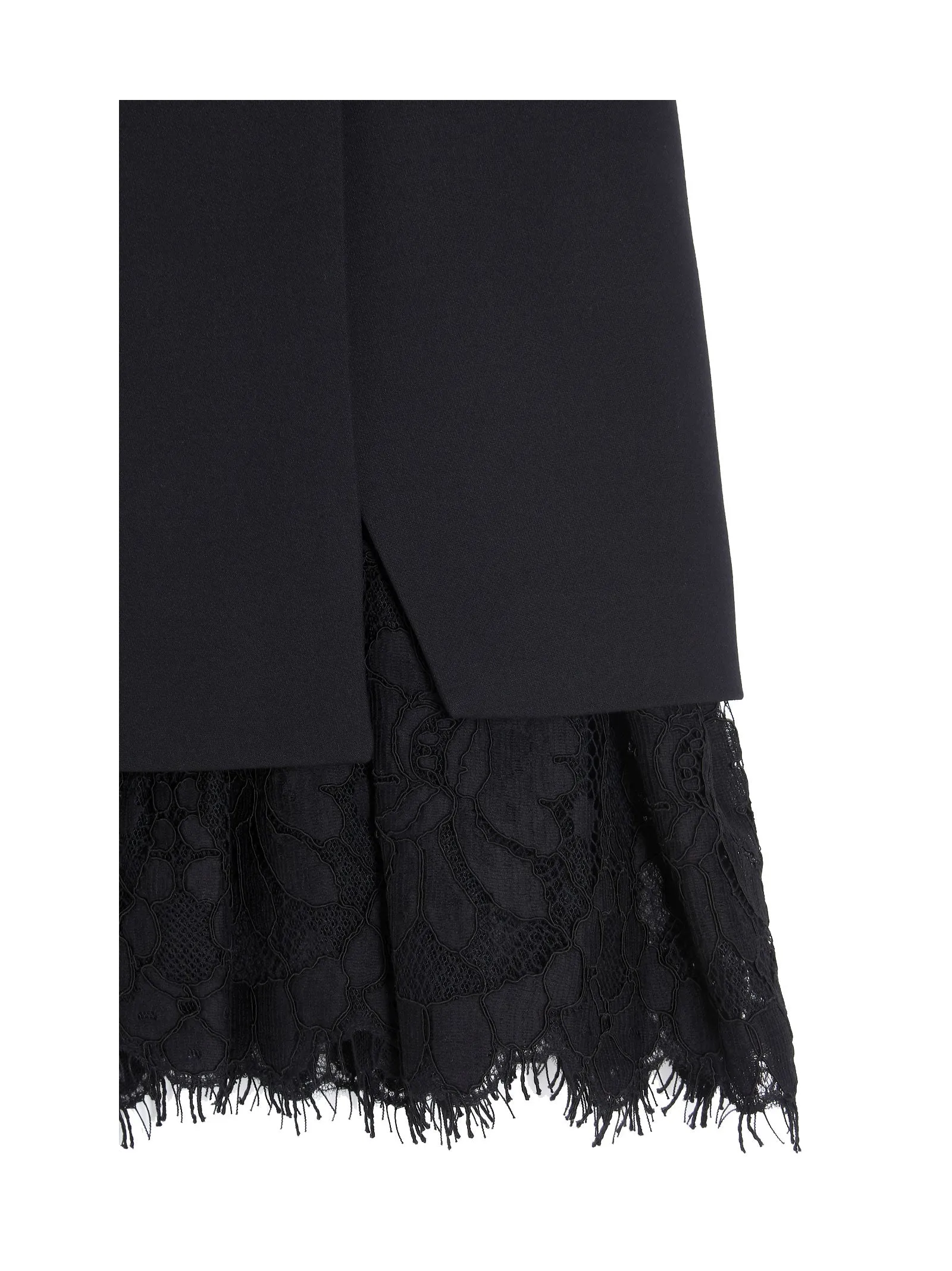 Alexander McQueen Lace Layered Mini Skirt