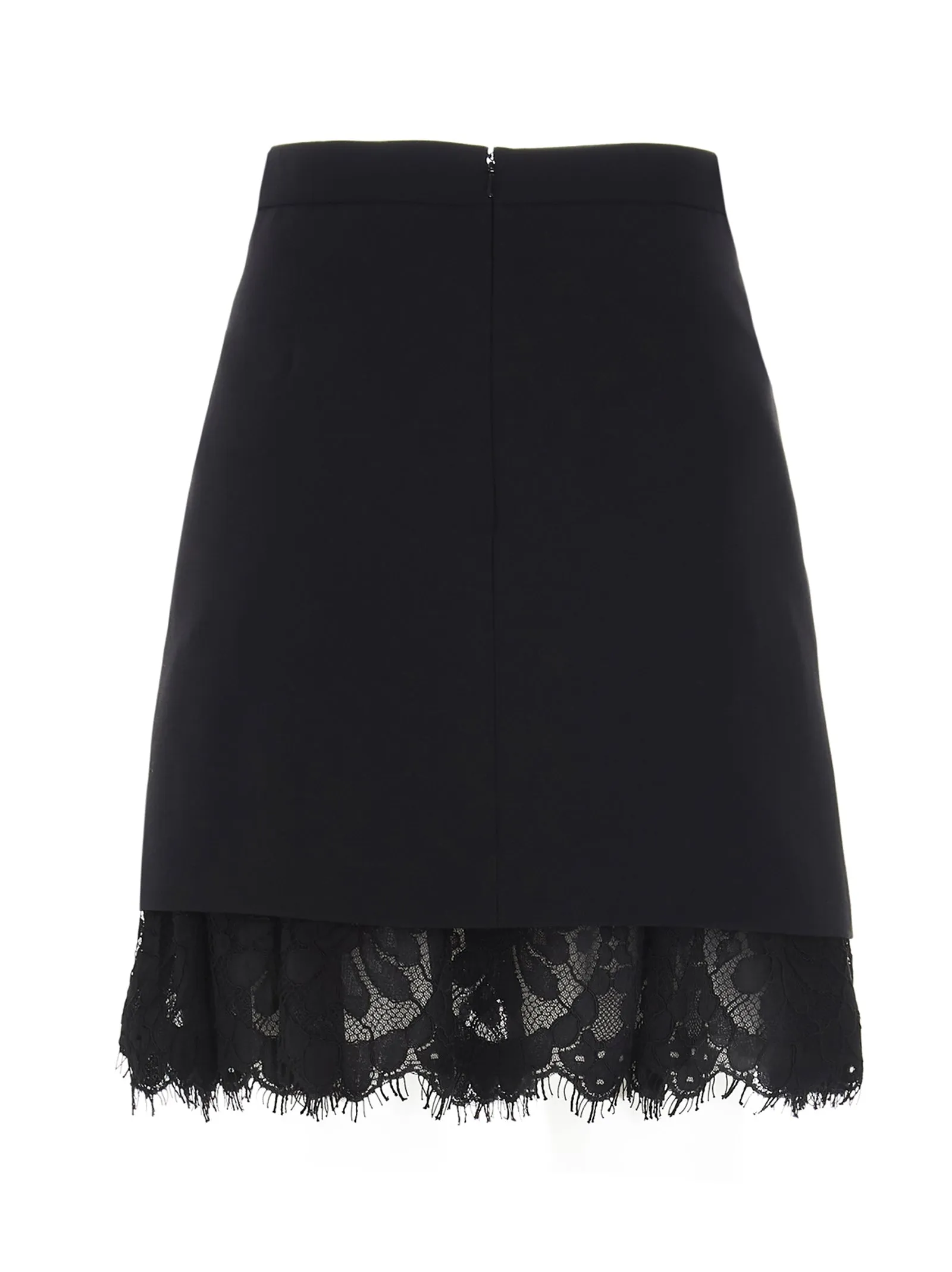 Alexander McQueen Lace Layered Mini Skirt