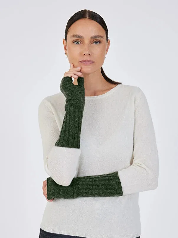 Alexine Cashmere Fingerless Gloves