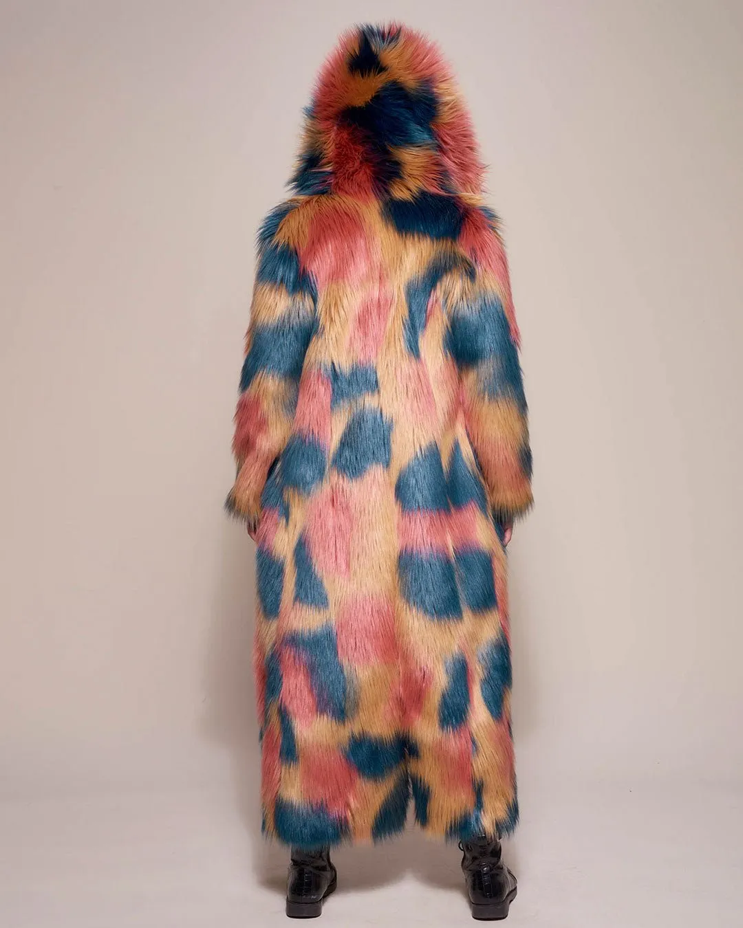 American Swallow Hooded Faux Fur Long Coat | Women's