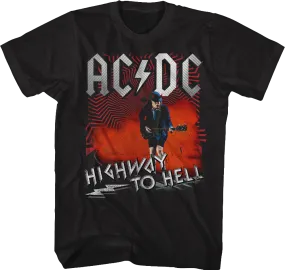 Angus Young Highway To Hell ACDC T-Shirt