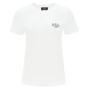 A.P.C. denise t-shirt with logo embroidery