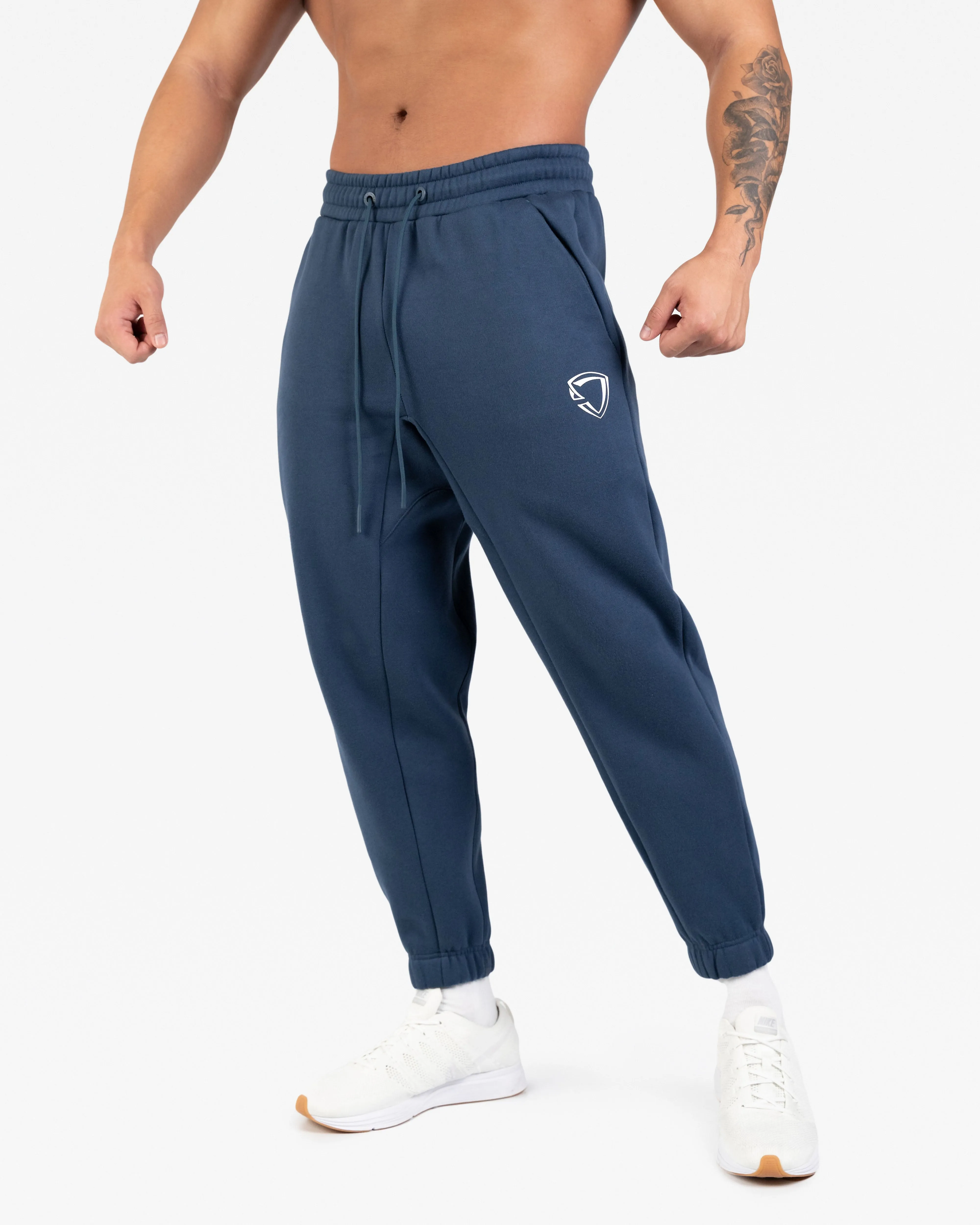 Badge Cuffed Joggers