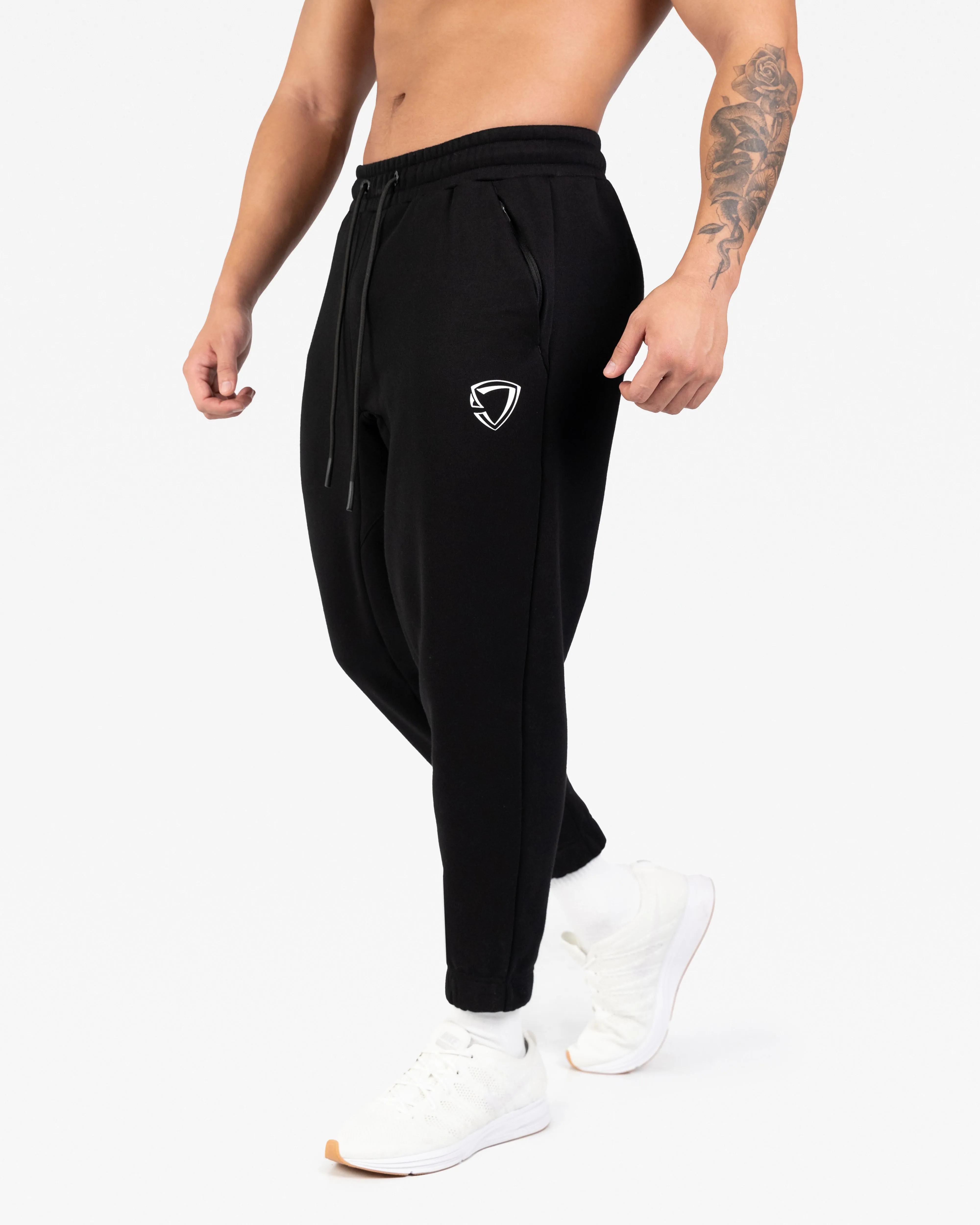 Badge Cuffed Joggers