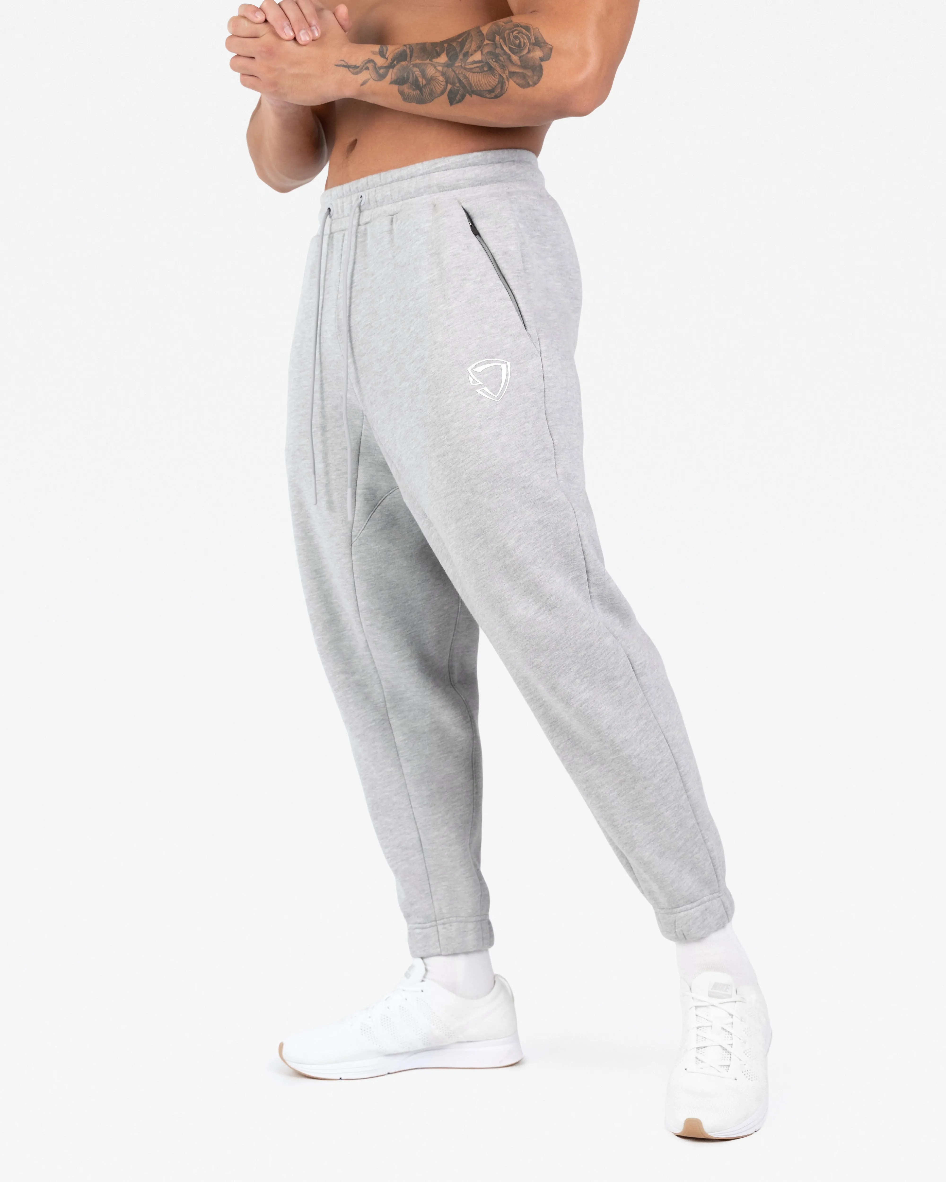 Badge Cuffed Joggers