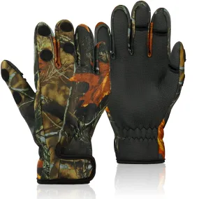 BB Hapeayou Neoprene Fingerless Fishing Gloves For Men And Women