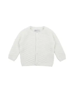 Bebe Albert Textured Cardigan Cloud