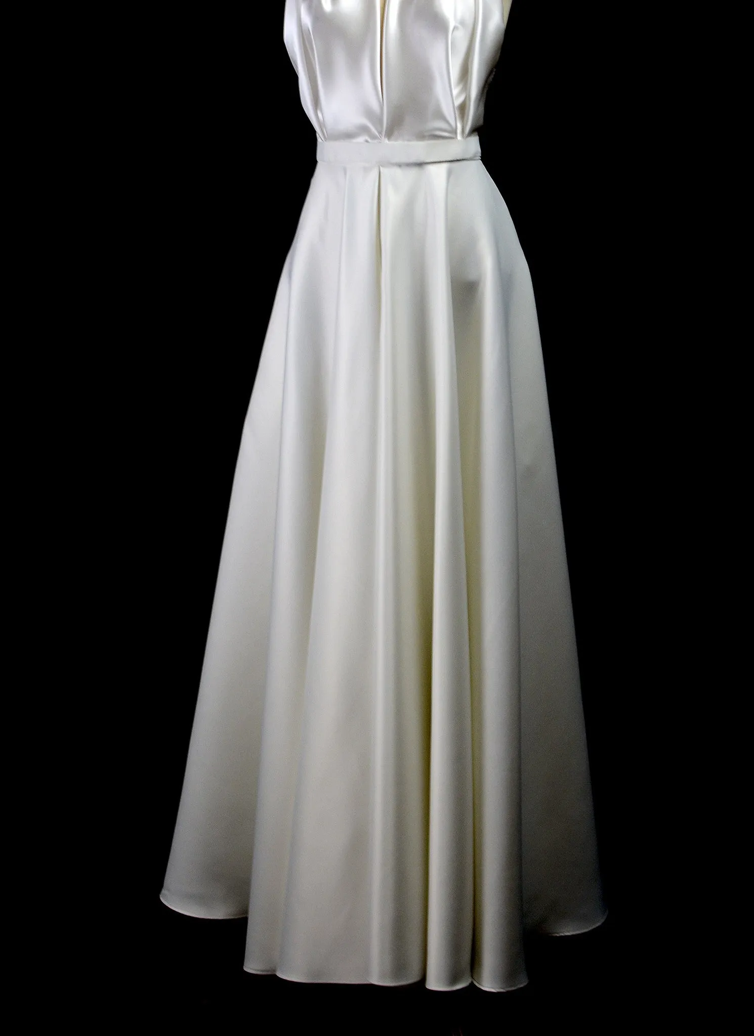 Bespoke Ballgown Silk Bridal Skirt