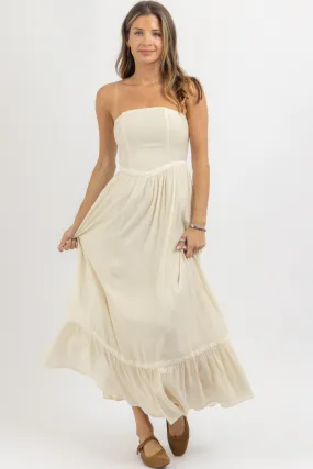 BESPOKE IVORY MAXI DRESS