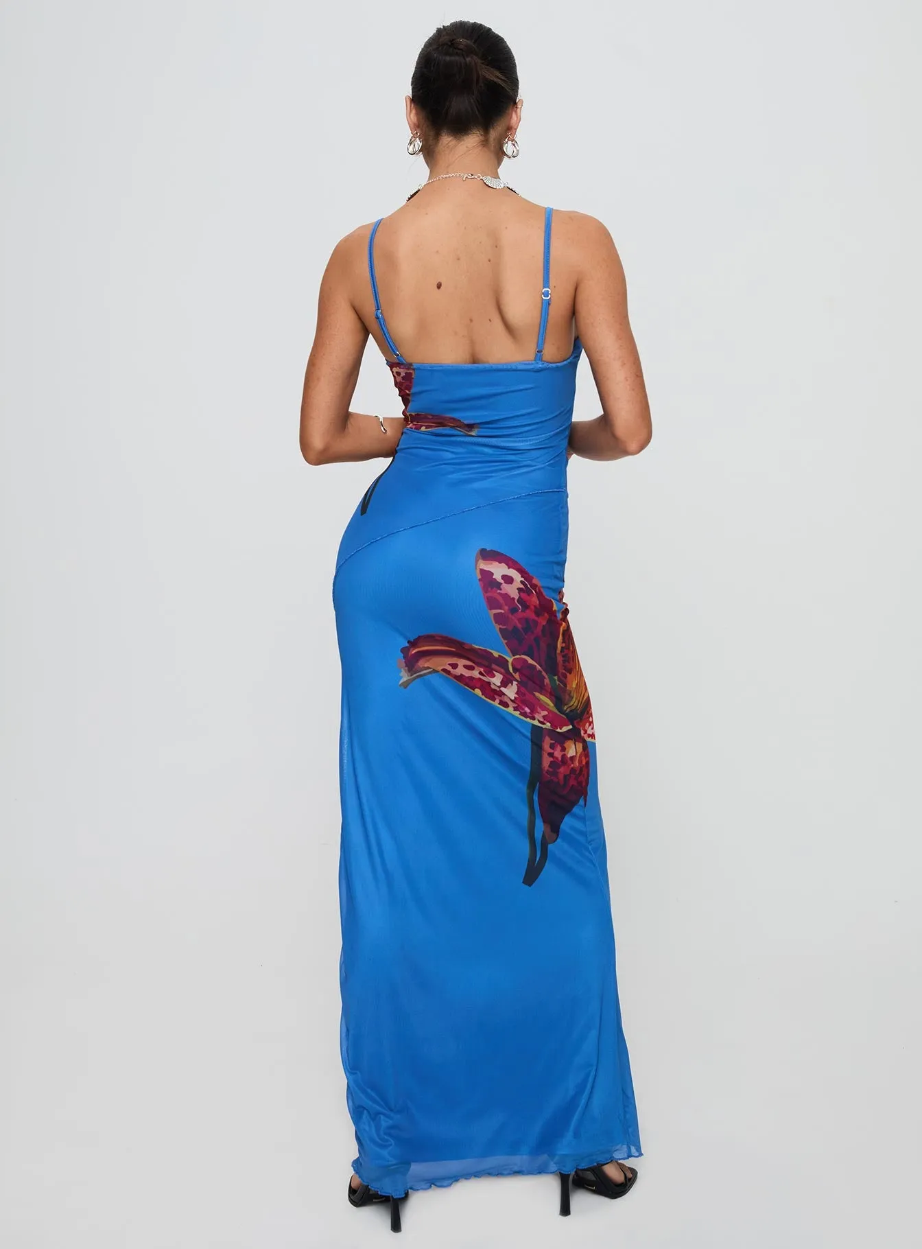 Bespoke Maxi Dress Blue