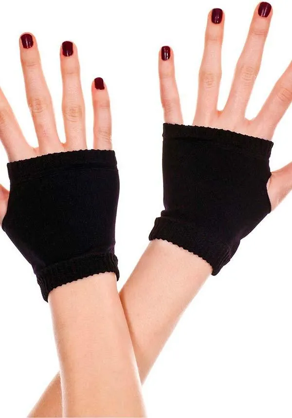 Black | FINGERLESS GLOVES