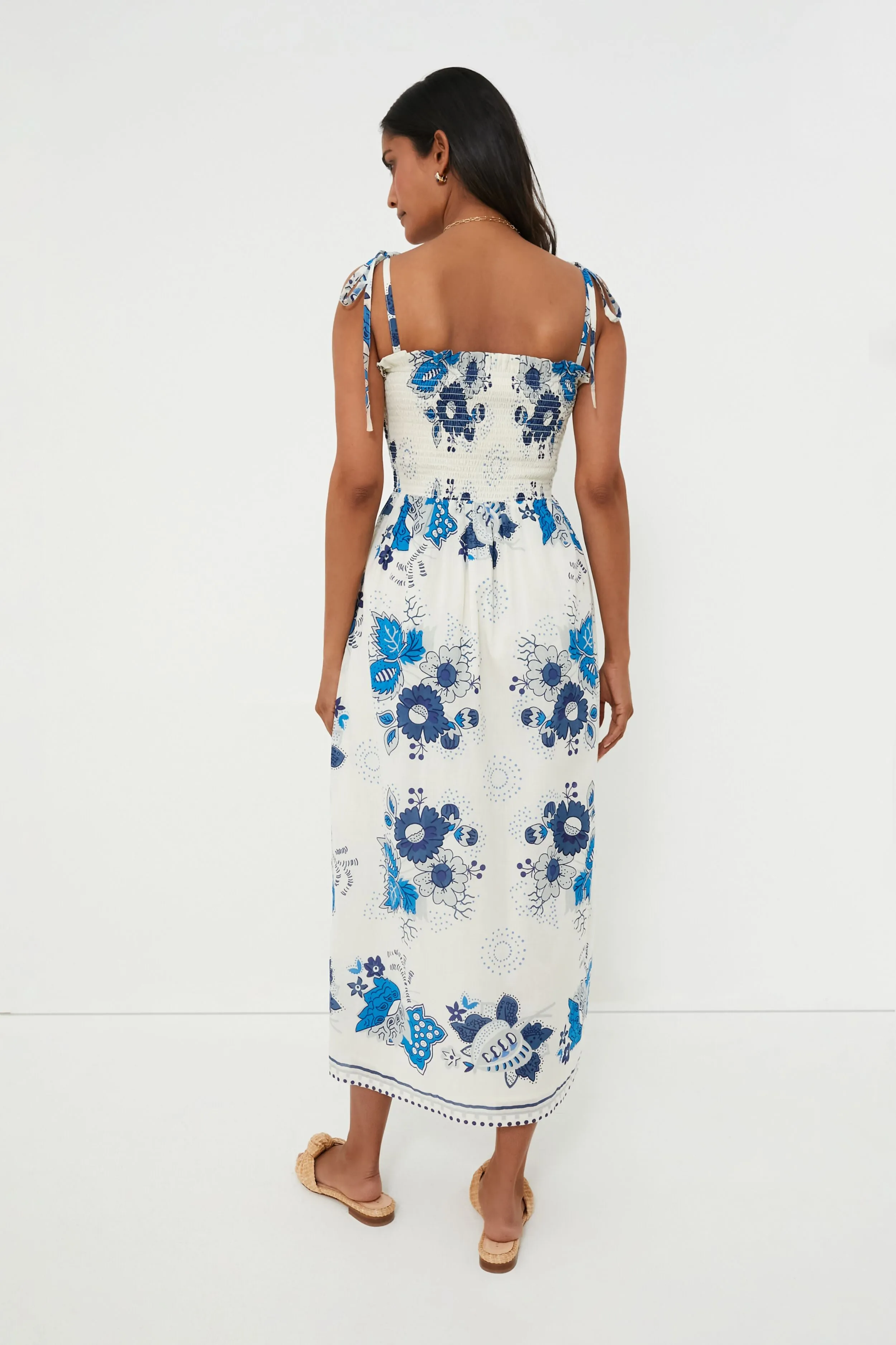 Blue Royal Kaia China Panel Dress