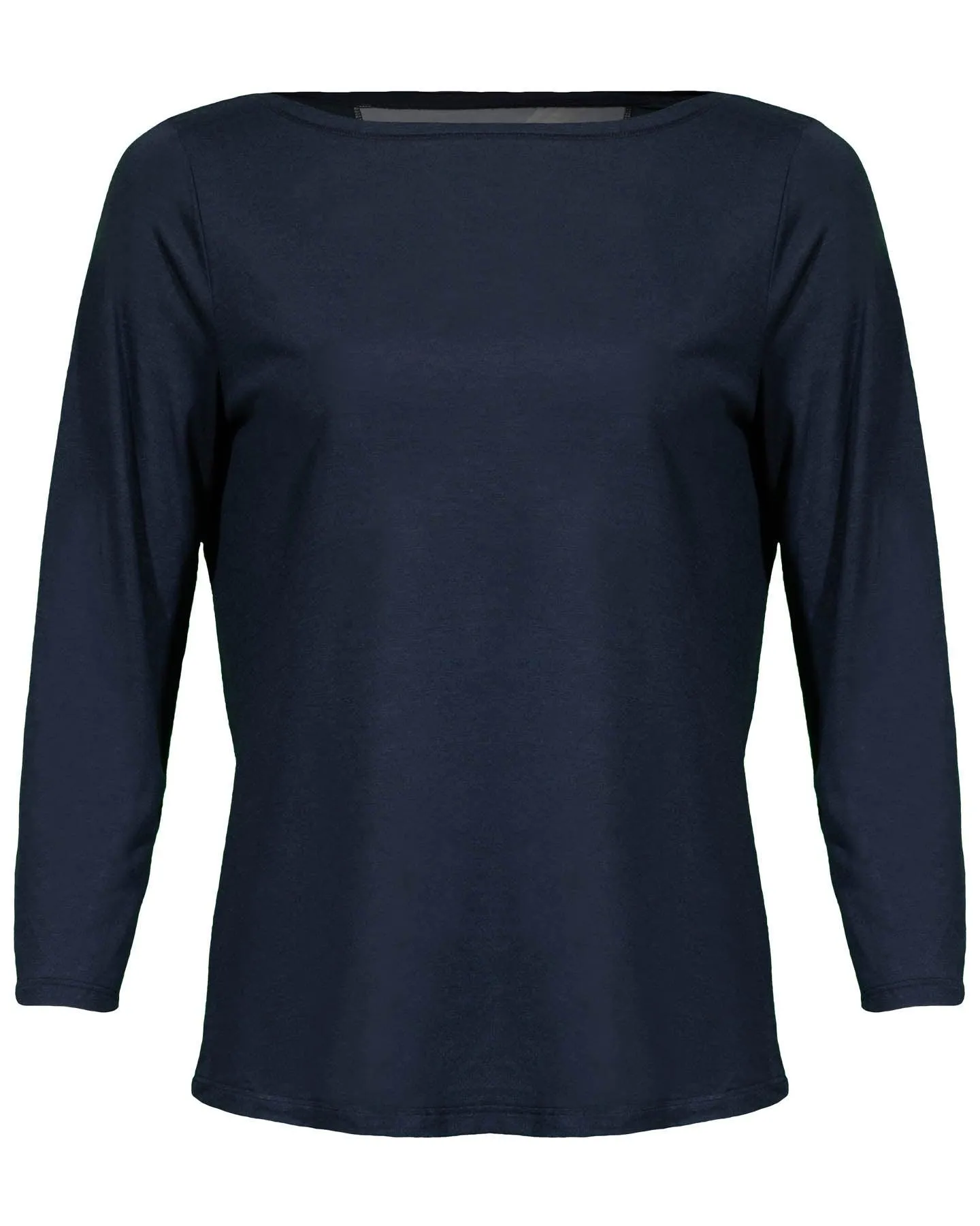 Boat Neck 3/4 Sleeve Pullover