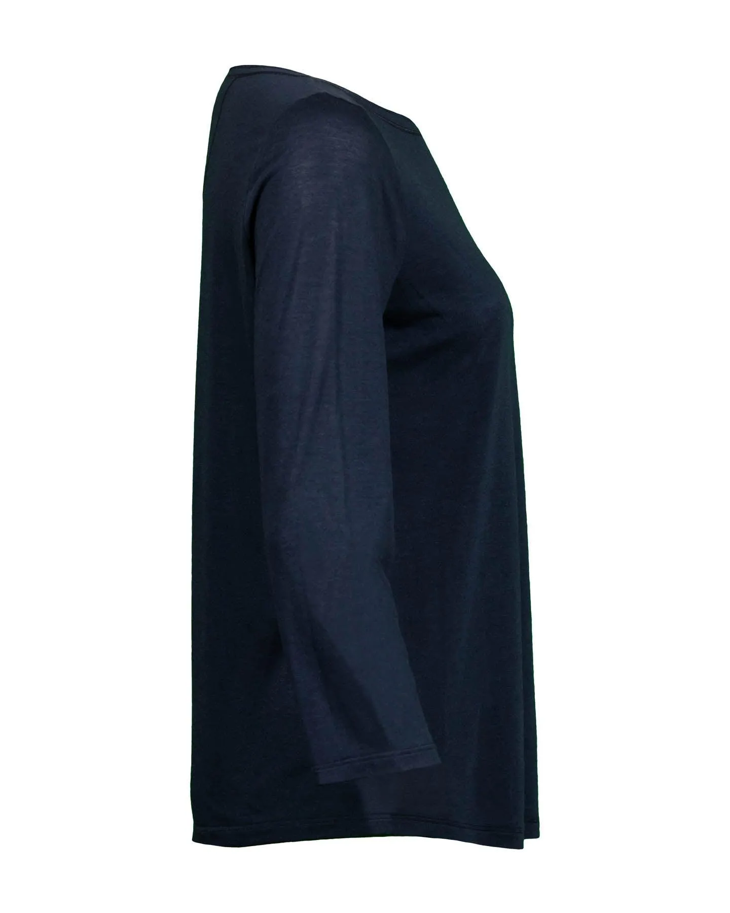 Boat Neck 3/4 Sleeve Pullover