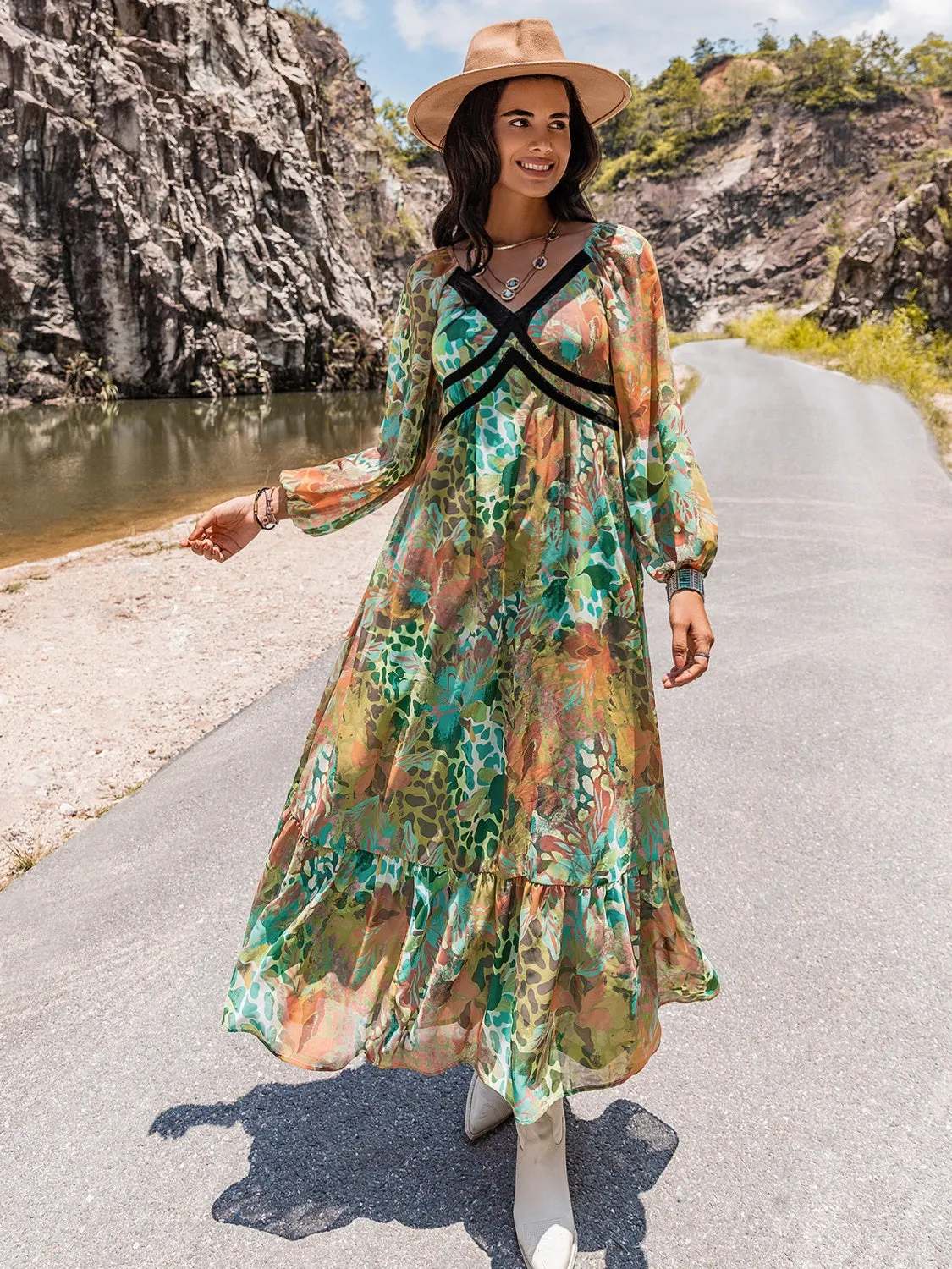 Boho Summer Maxi Dress