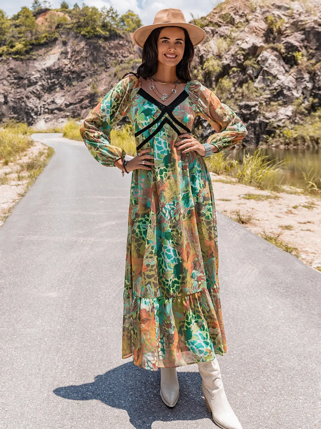 Boho Summer Maxi Dress