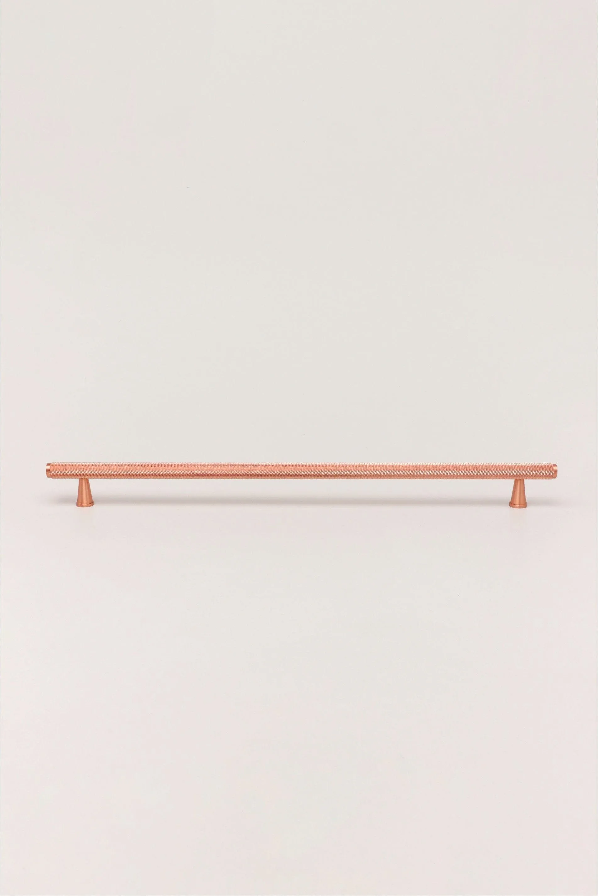 Brass Solid Matt Knurled T Bar Kitchen Rose Gold Cupboard Handles