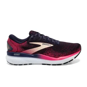 Brooks Ghost 16 Running Shoe (Women) - Peacoat/Raspberry/Apricot