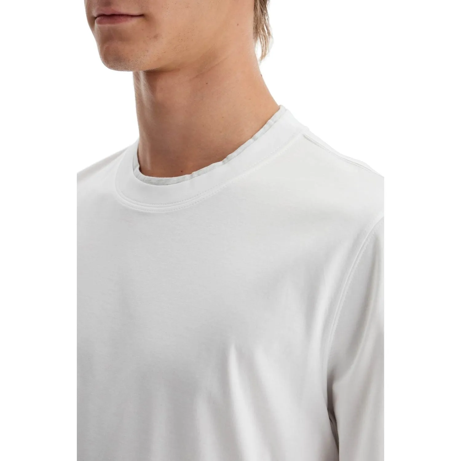 Brunello Cucinelli layered-effect t-shirt