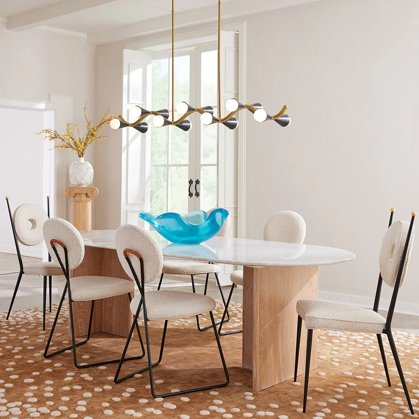 Brussels T-Base Dining Table