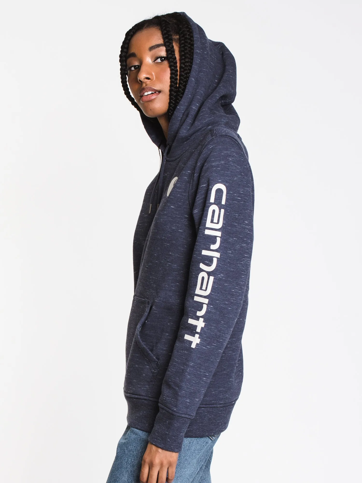 CARHARTT CLARKSBURG LOGO PULLOVER HOODIE  - CLEARANCE