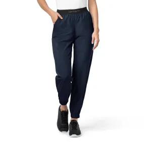 Carhartt Force Liberty Women's Comfort Cargo Jogger Scrub Pant - Navy