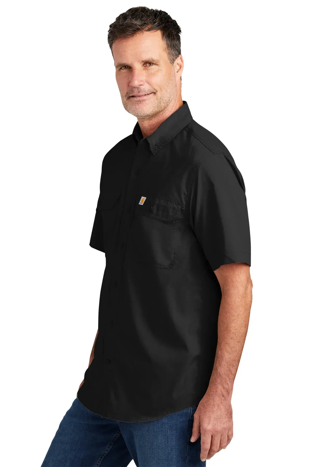 Carhartt Force Solid Custom Shirts, Black