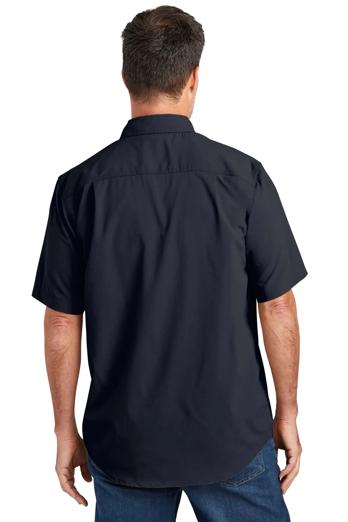 Carhartt Force Solid Custom Shirts, Navy