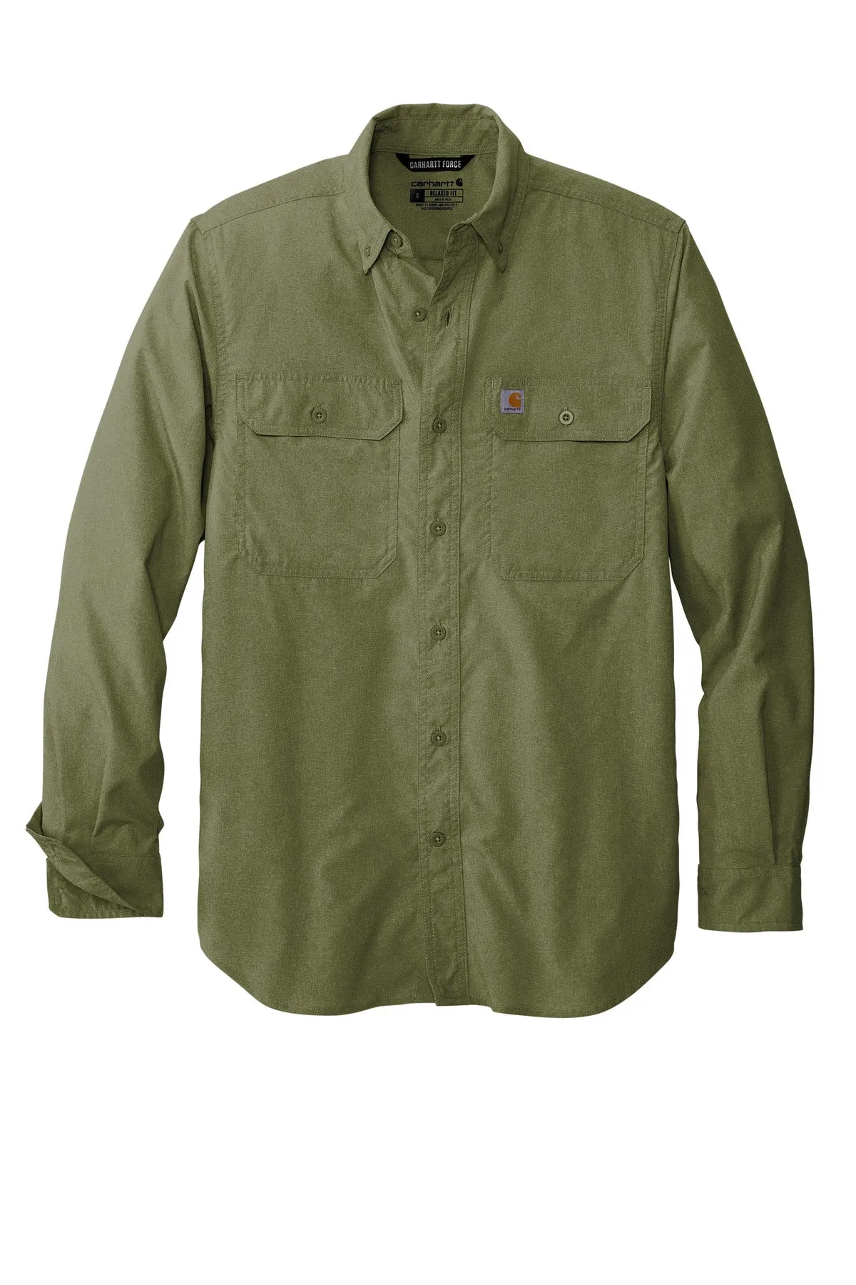 Carhartt Men's Force Solid Long Sleeve Shirt CT105291