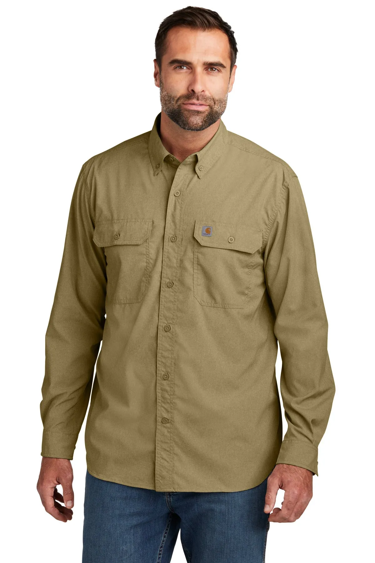 Carhartt Men's Force Solid Long Sleeve Shirt CT105291