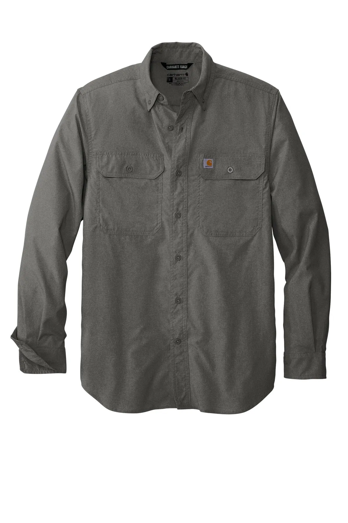 Carhartt Men's Force Solid Long Sleeve Shirt CT105291