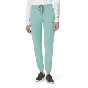 Carhartt Rugged Flex Peak Women's Cargo Jogger Scrub Pant - Aqua Sea