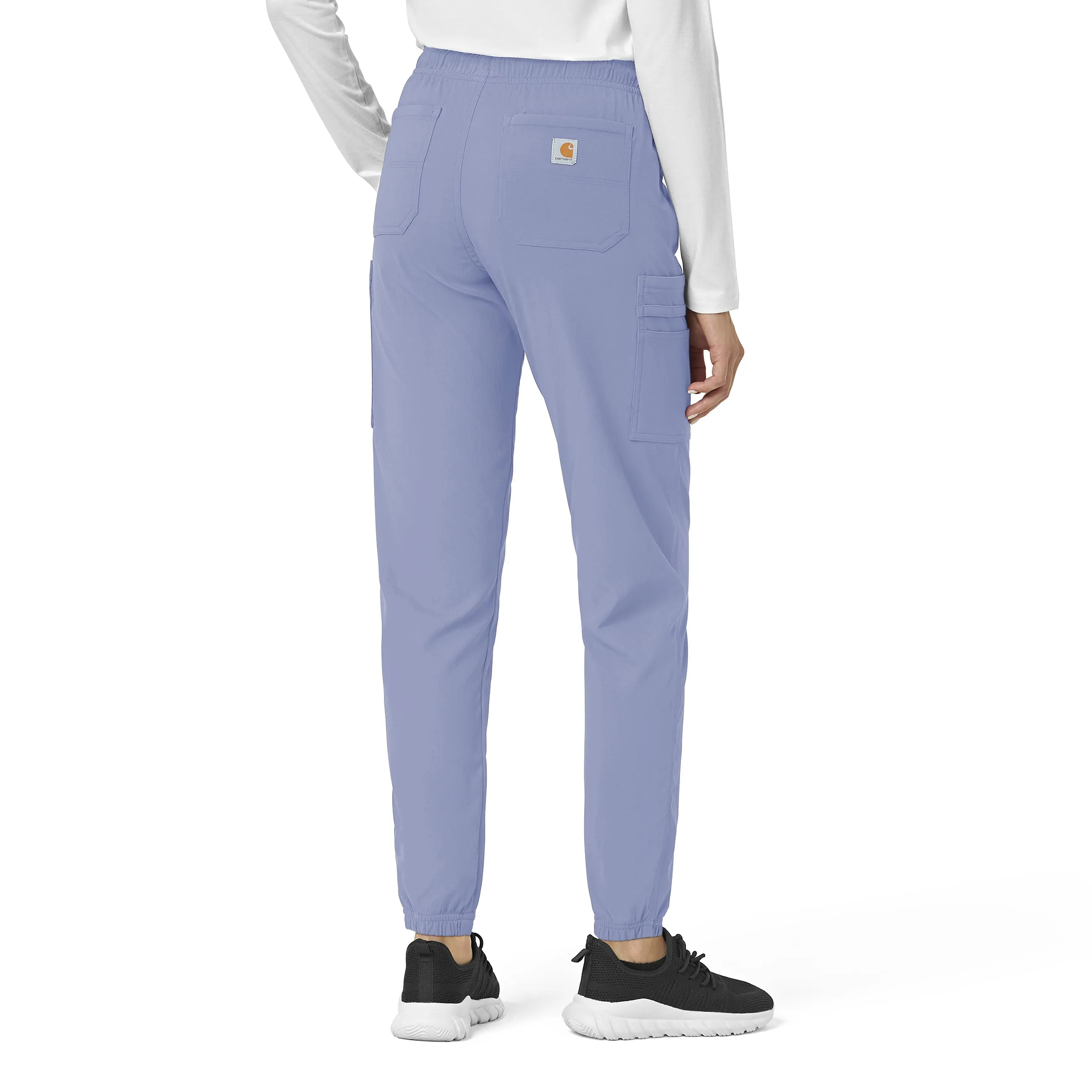 Carhartt Rugged Flex Peak Women's Cargo Jogger Scrub Pant - Ceil Blue