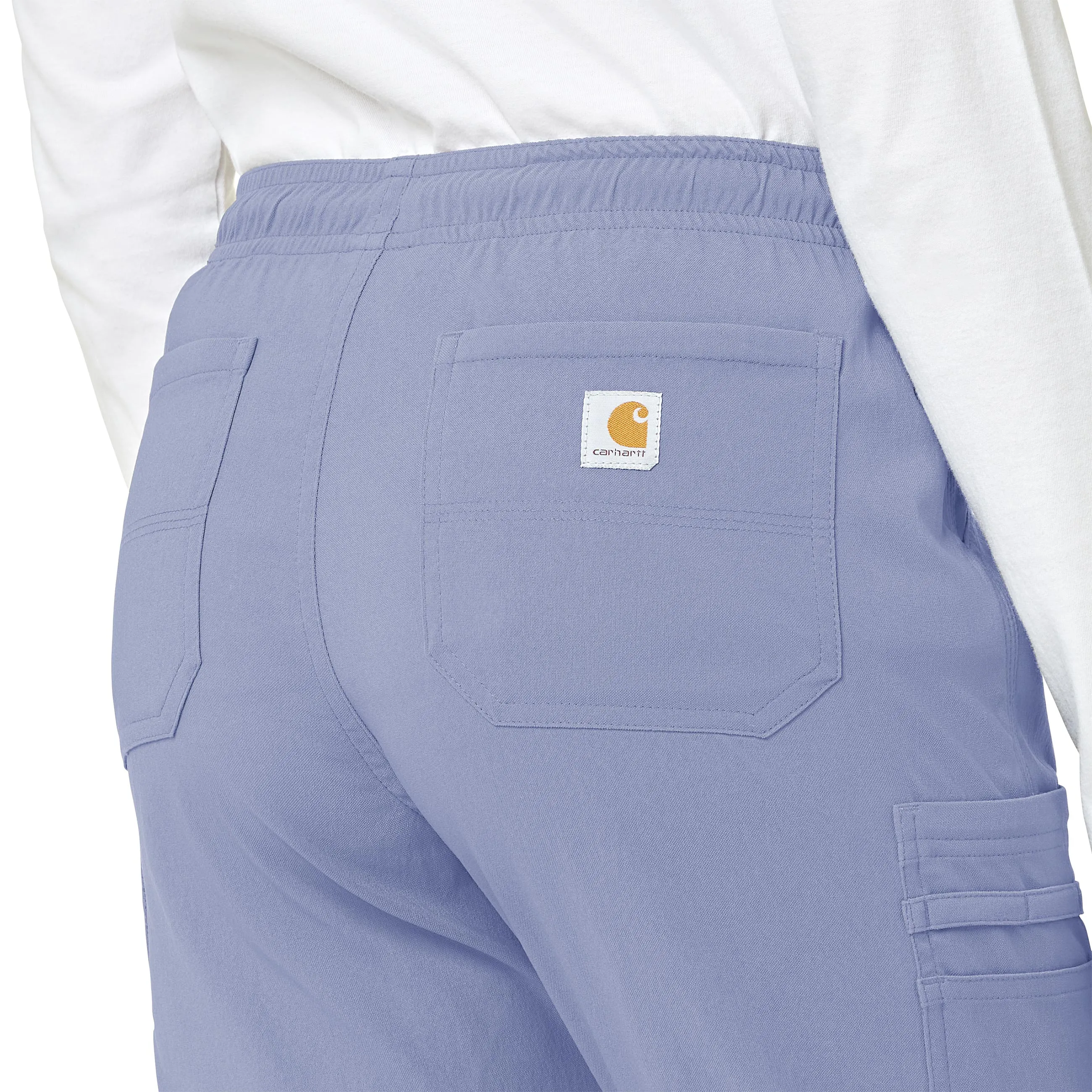 Carhartt Rugged Flex Peak Women's Cargo Jogger Scrub Pant - Ceil Blue