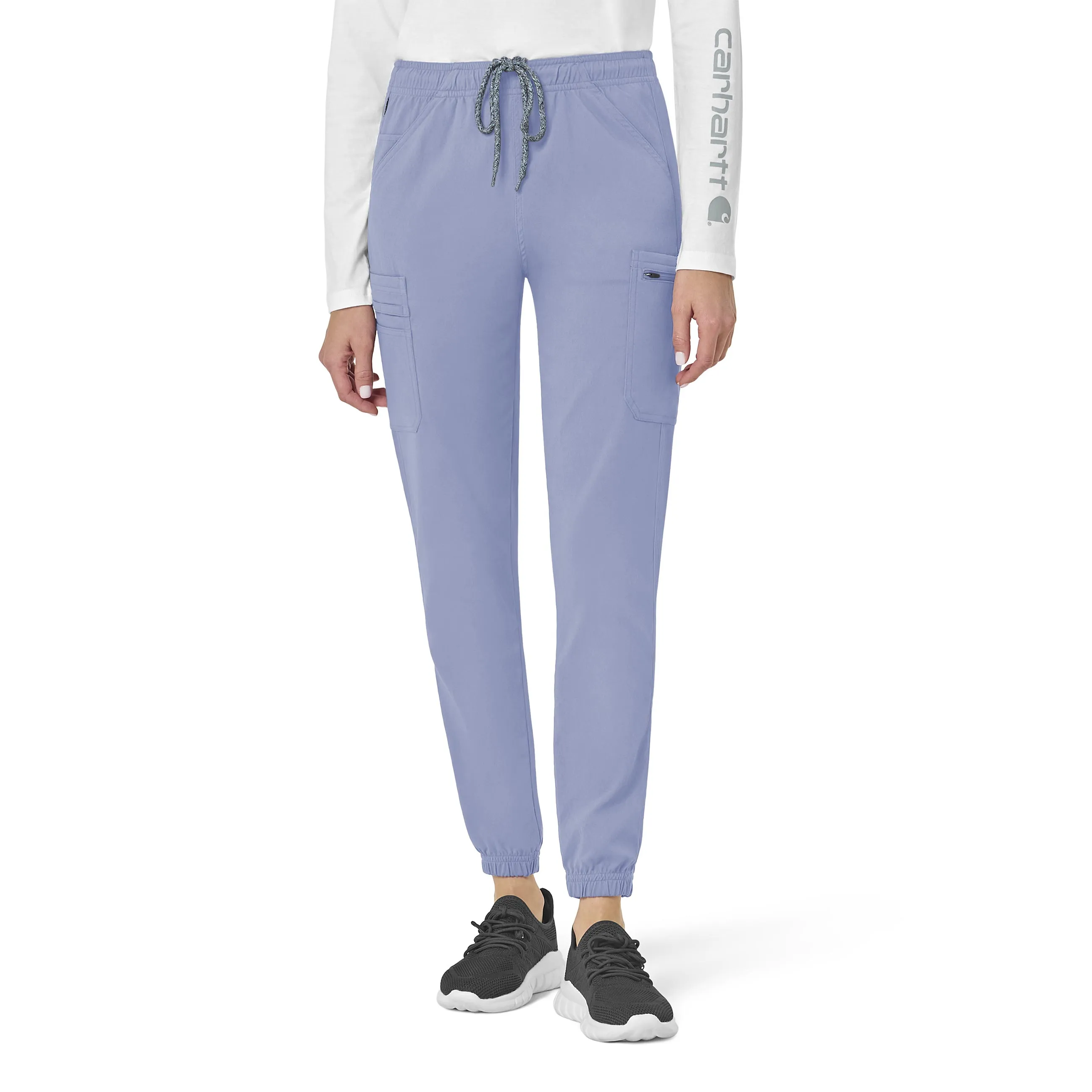 Carhartt Rugged Flex Peak Women's Cargo Jogger Scrub Pant - Ceil Blue