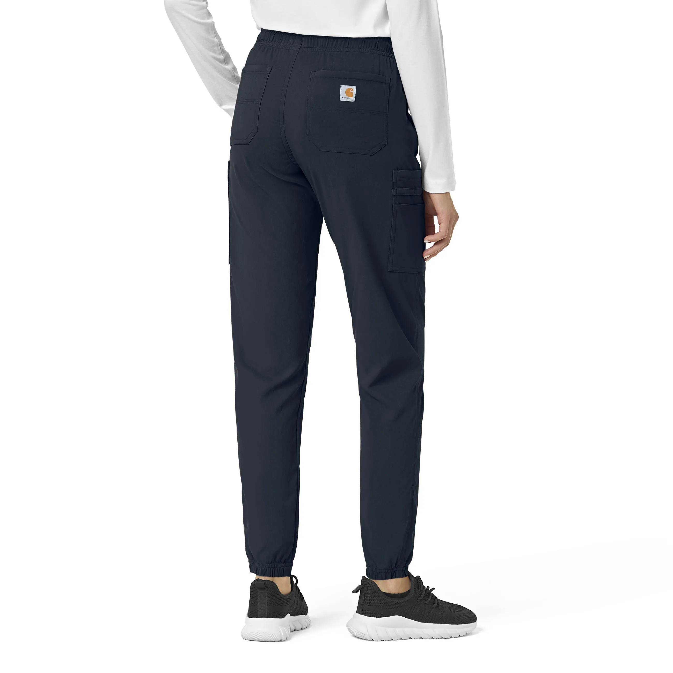 Carhartt Rugged Flex Peak Women's Cargo Jogger Scrub Pant - Navy