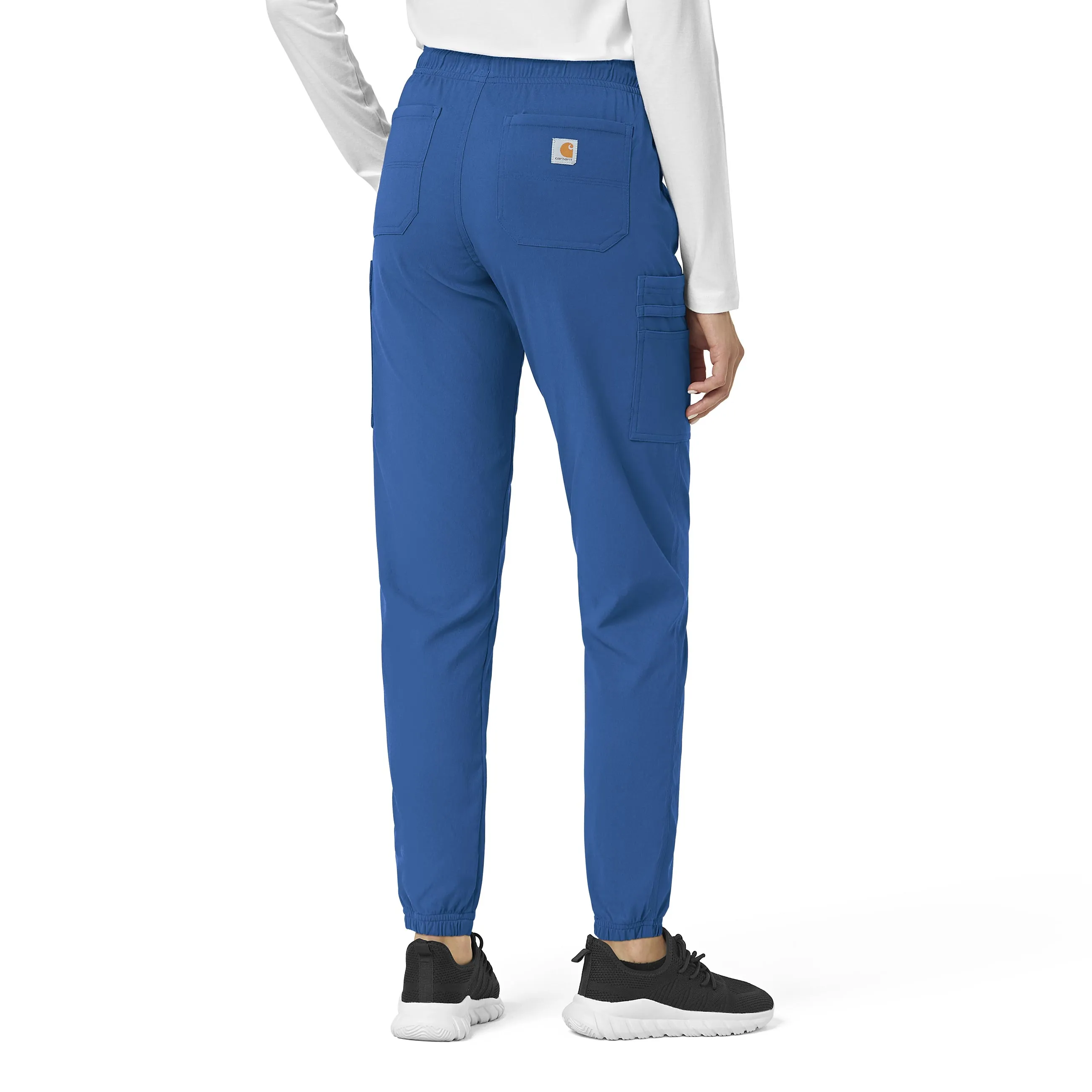 Carhartt Rugged Flex Peak Women's Cargo Jogger Scrub Pant - Royal