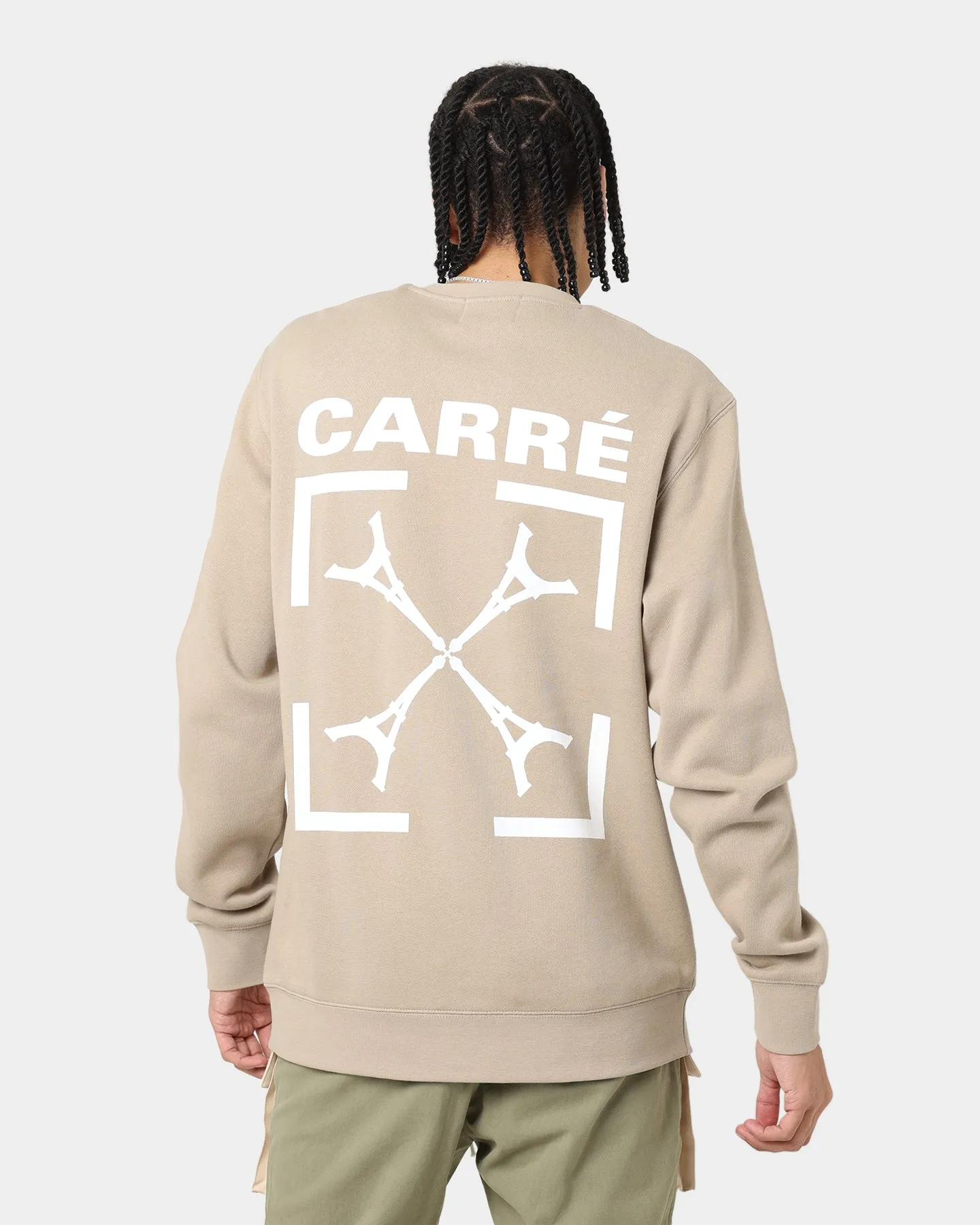 Carre Target Premium Crewneck Sand