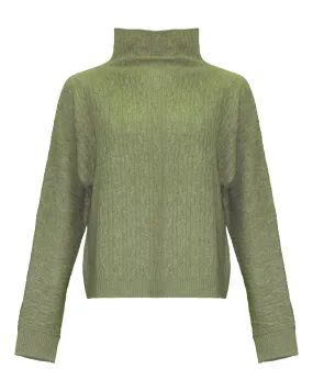 Cashmere Funnel Neck Pullover