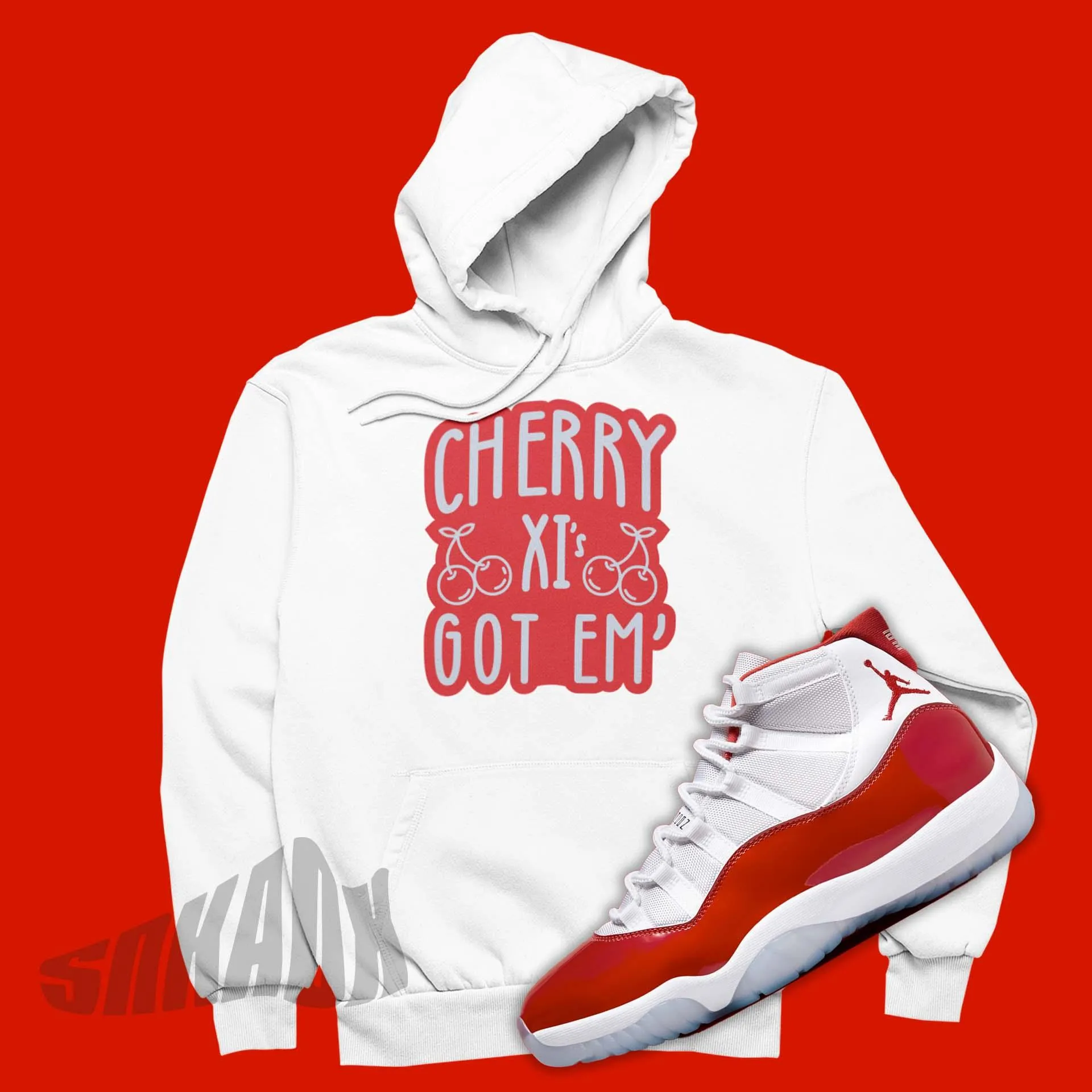 Cherry 11s Got Em Hoodie for Matching your Air Jordan 11 Cherry