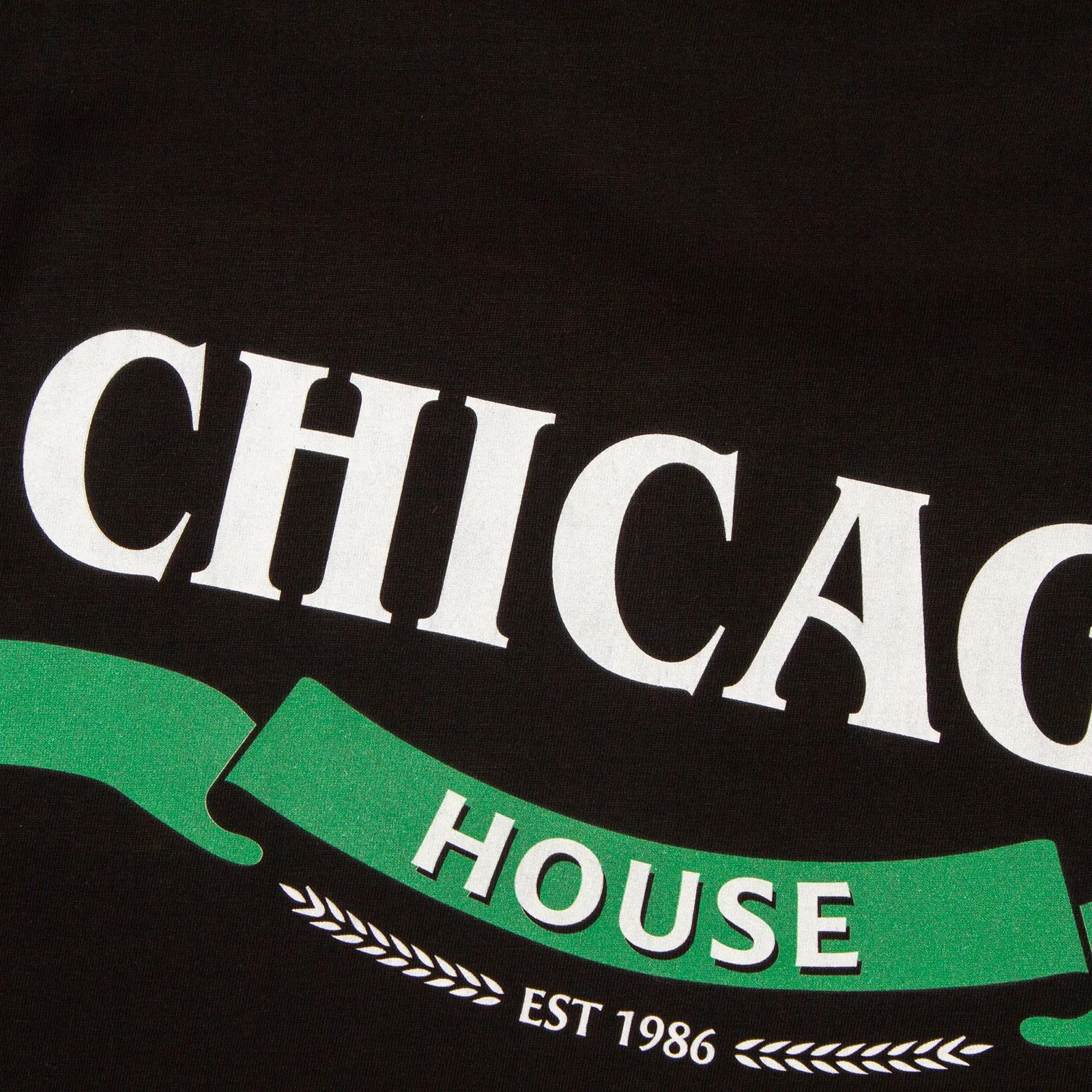 Chicago House Especial Back Print - Tshirt - Black